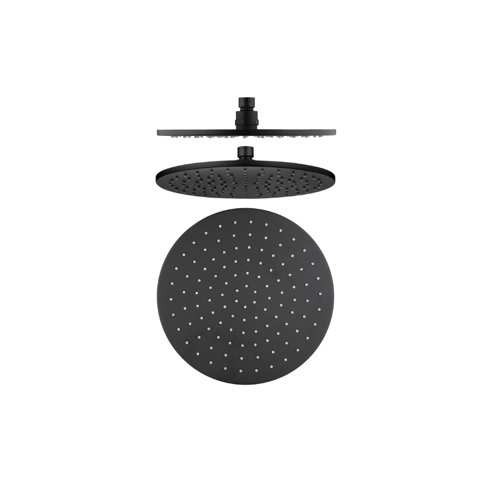 Riva Round Shower Head - Carbon