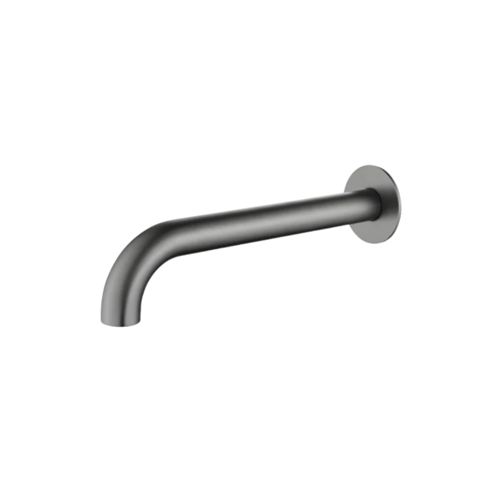 Riva SS Bath Spout - Brushed Gunmetal