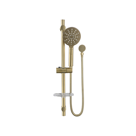 Riva Hand Shower on Rail – Champagne Gold