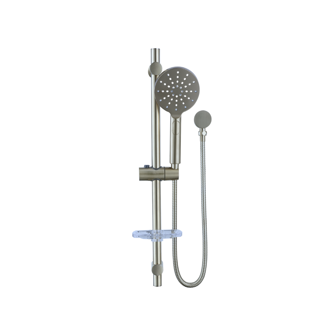Riva Hand Shower on Rail – Brushed Nickel
