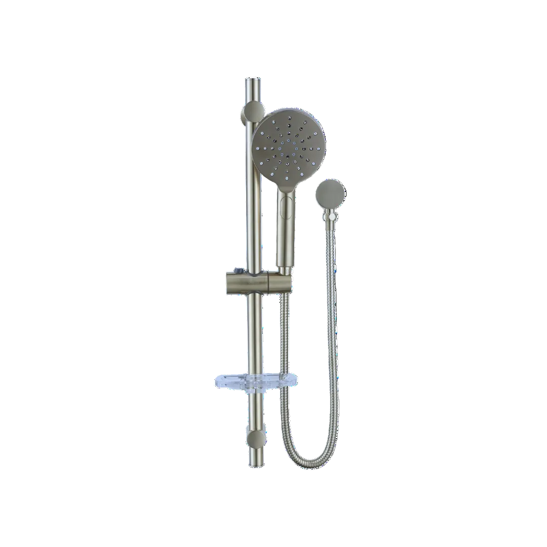 Riva Hand Shower on Rail – Brushed Nickel