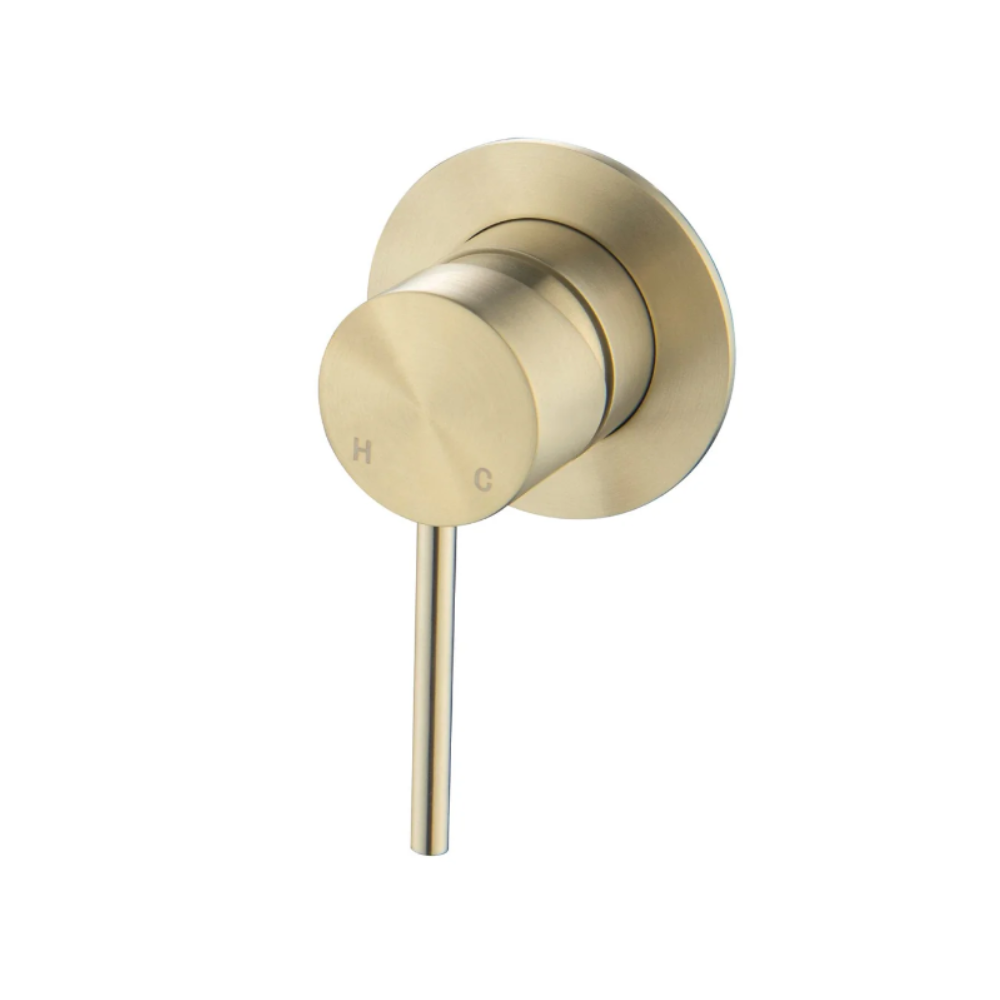 Riva SS Wall Mixer - Brushed Champagne Gold