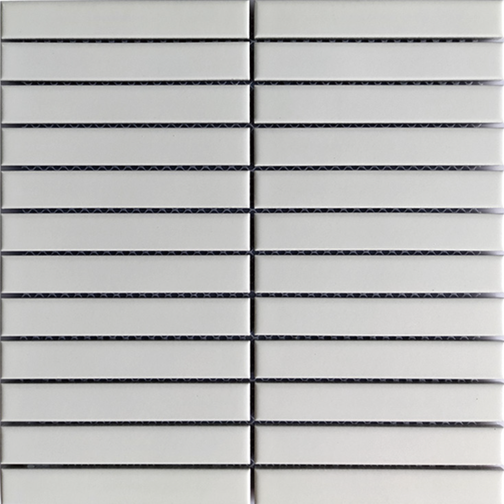 Nola Kitkat Mosaic 22x145 - White Matte