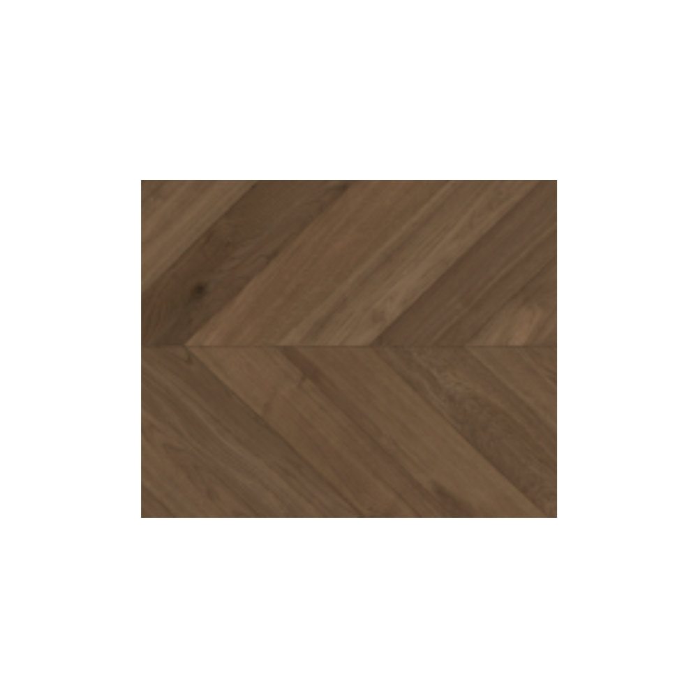 Chevron Select Oak Timber Flooring - Dark Oak