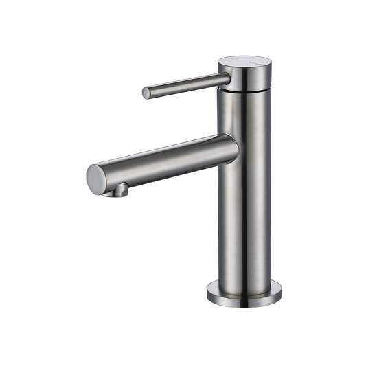 Riva Basin Mixer Tap – Brushed Nickel