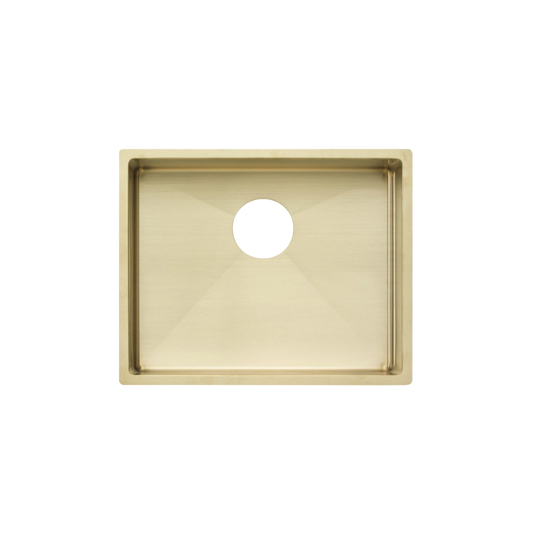 Scala Small Single Bowl Sink - Champagne Gold