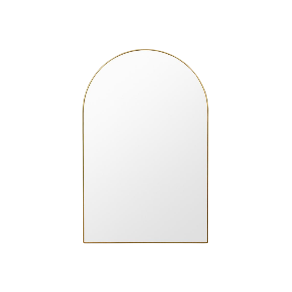 Siena Arch Mirror 600*900 – Gold Anodised