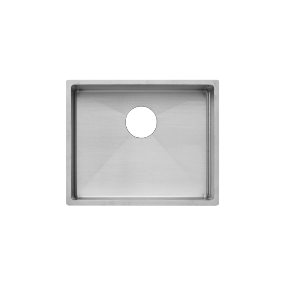 Scala Small Single Bowl Sink - Brushed Stainless Steel