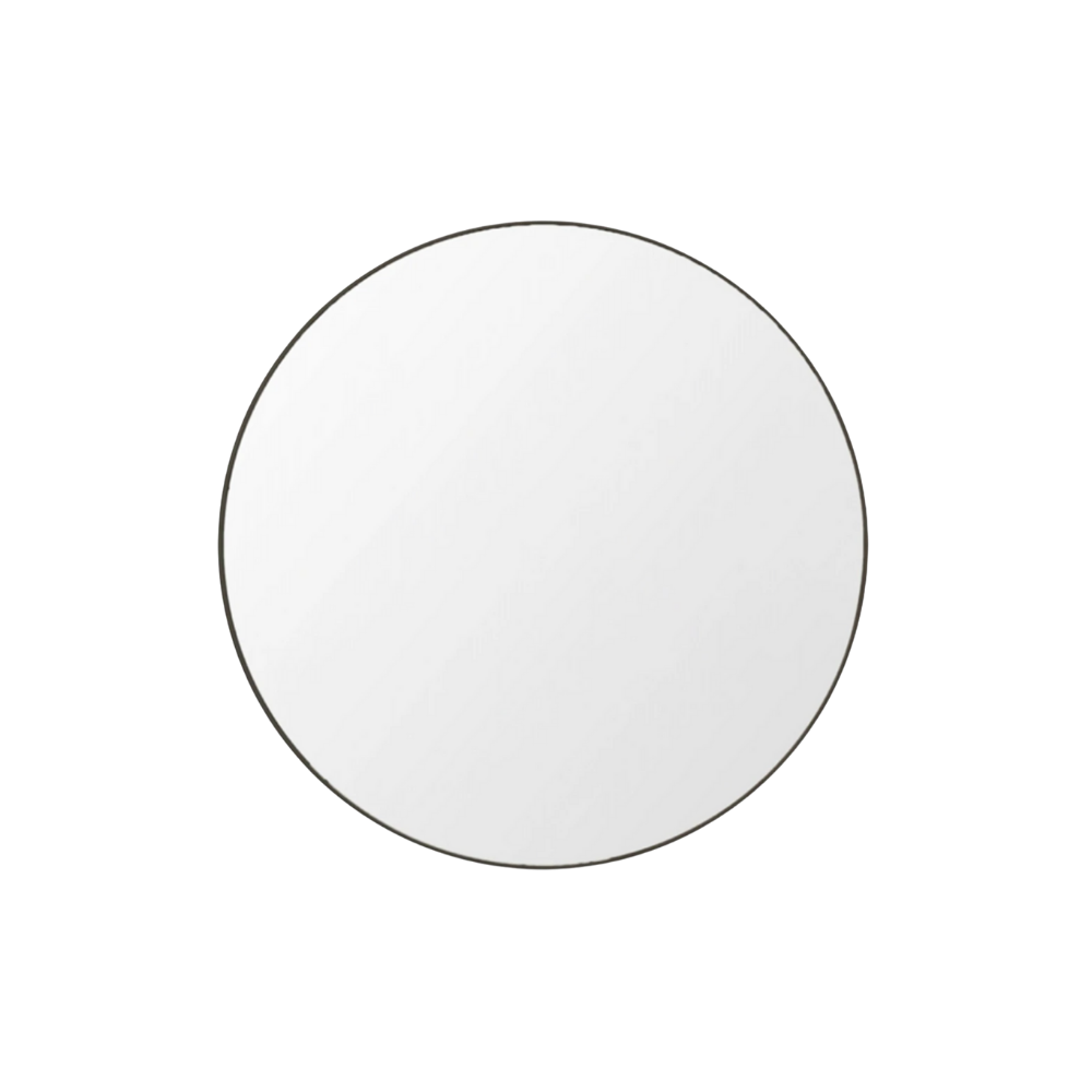Amalfi Circle Mirror 800*800 – Black Anodised