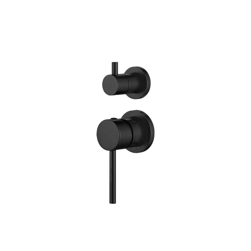 Riva Round Diverter Mixer – Matte Black