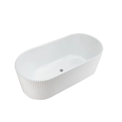 Berri Matte Fluted Freestanding Bathtub 1500mm