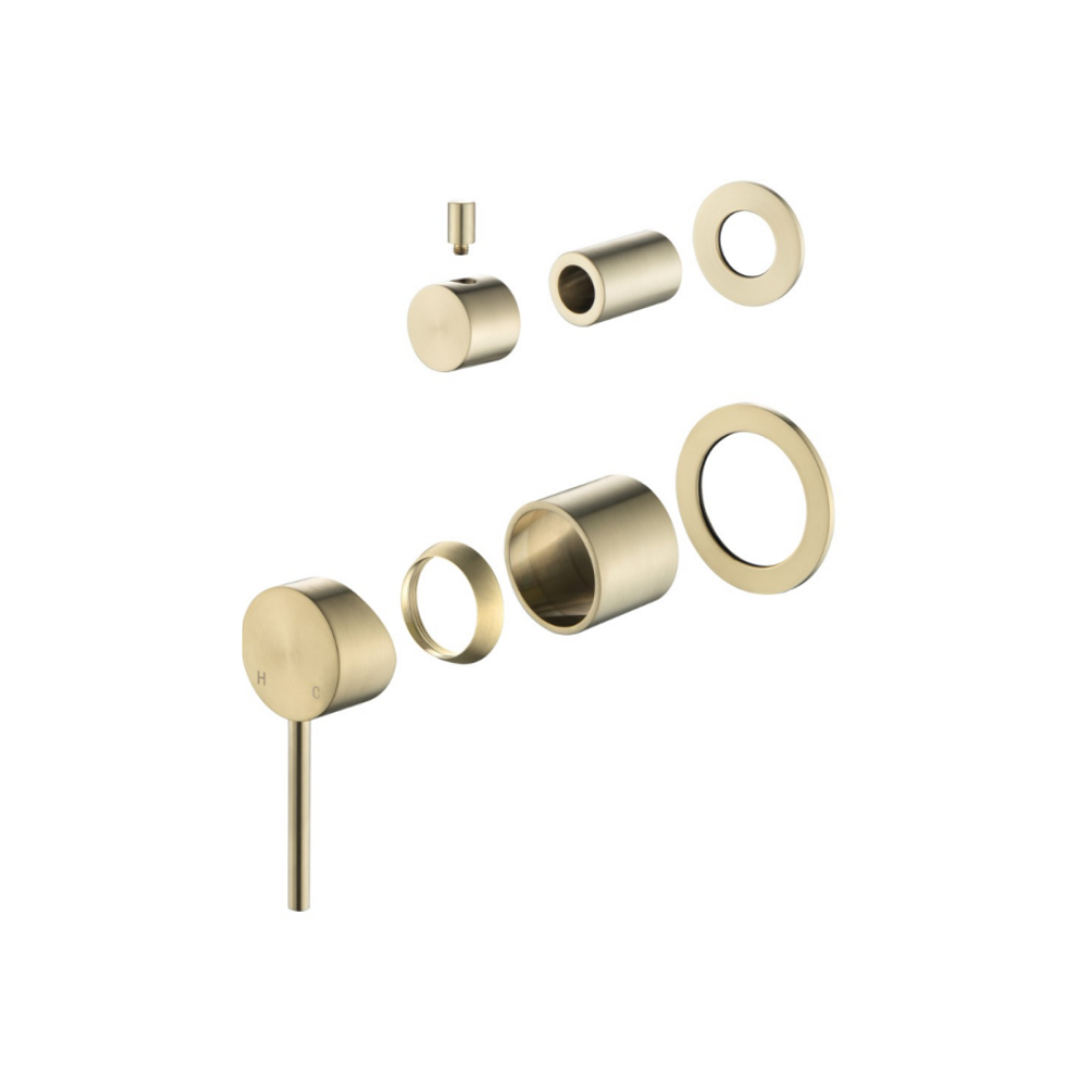 Riva SS Diverter Wall Mixer TRIM KIT -  Champagne Gold