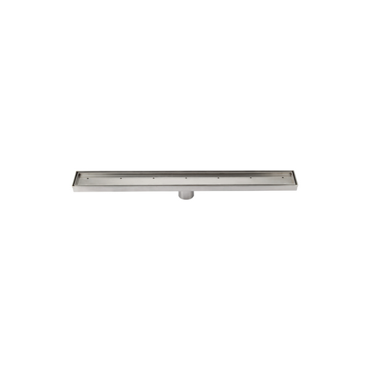 Bescia Linear Floor Waste – Brushed Stainless Steel