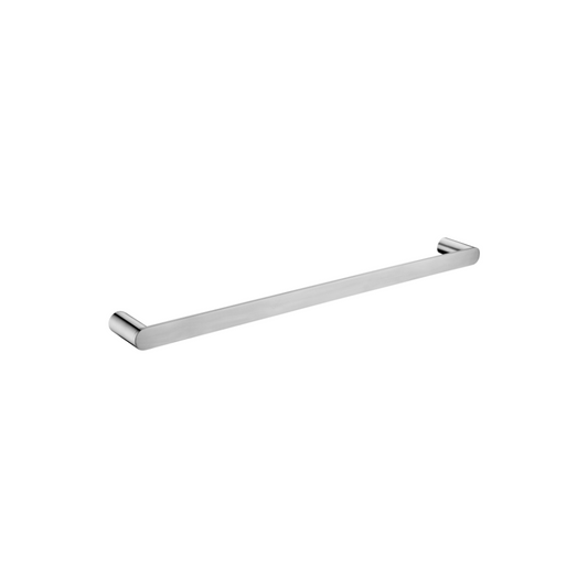 Gio Single Towel Rail – Brushed Nickel