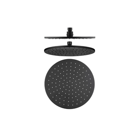 Riva Round Shower Head - Carbon