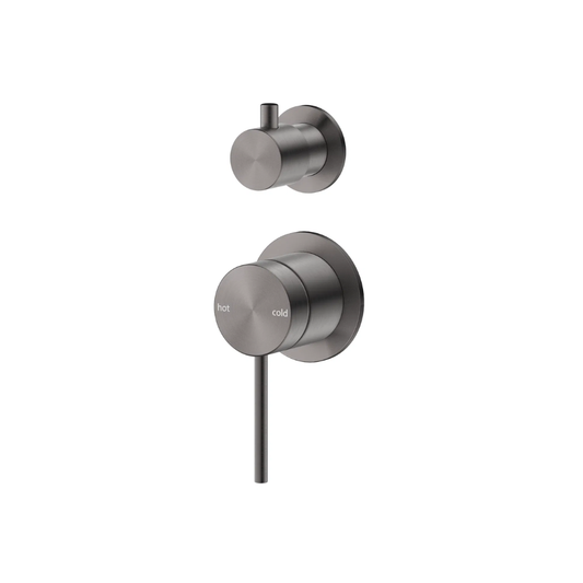 Riva SS Diverter Wall Mixer TRIM KIT - Brushed Gunmetal