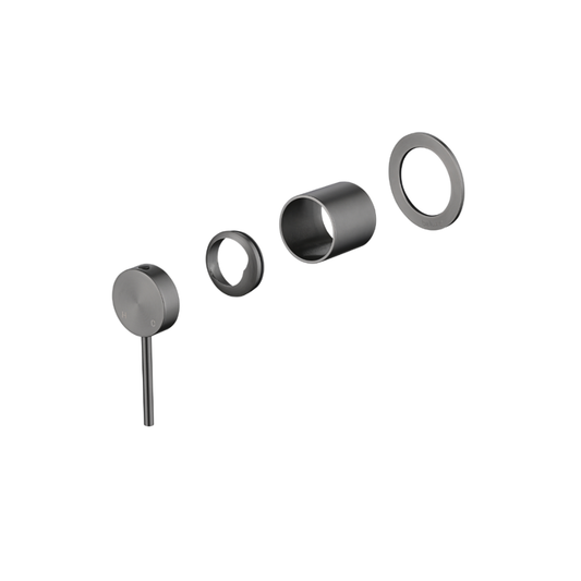 Riva SS Wall Mixer TRIM KIT - Brushed Gunmetal