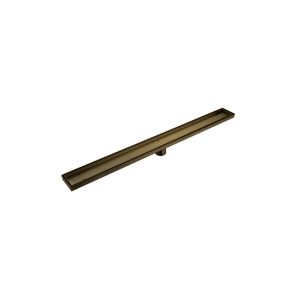 Bescia Linear Floor Waste – Signature Bronze