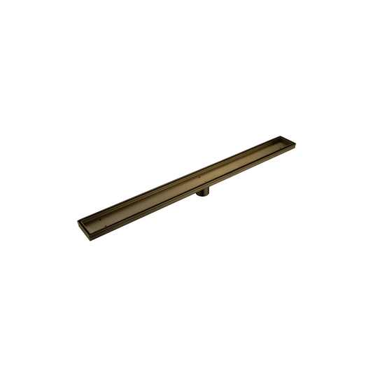 Bescia Linear Floor Waste – Signature Bronze