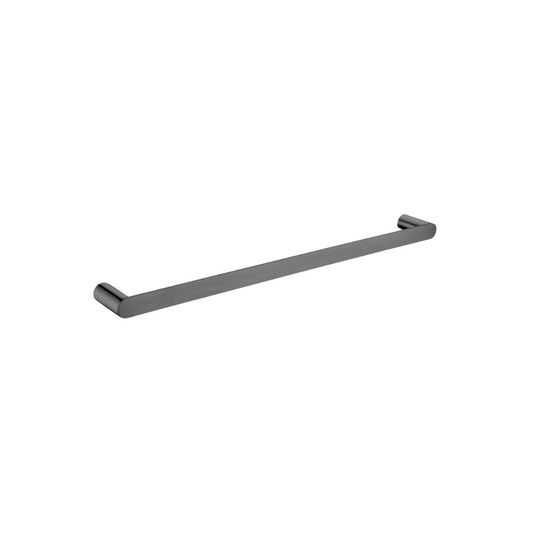 Gio Single Towel Rail – Brushed Gunmetal