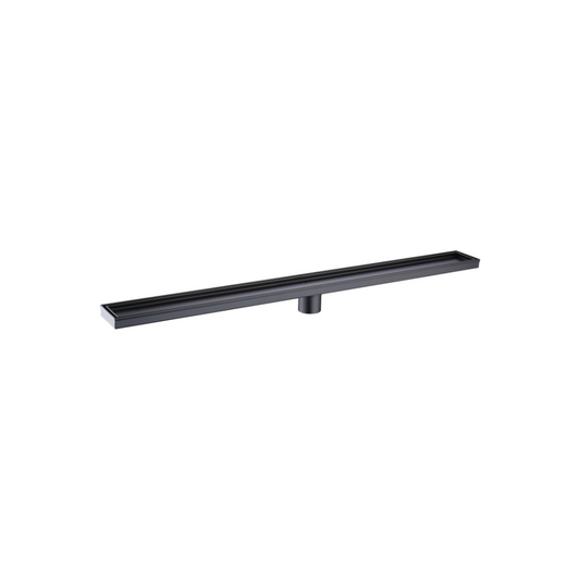 Bescia Linear Floor Waste – Brushed Gunmetal