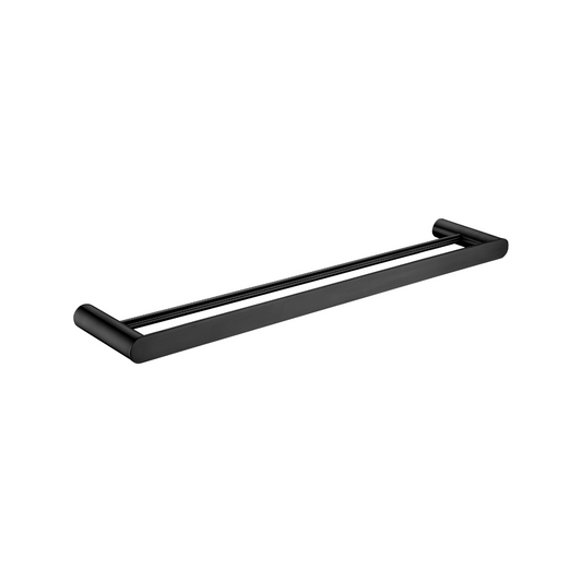 Gio Double Towel Rail – Carbon