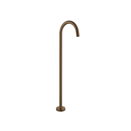 Riva SS Freestanding Bath Spout – Signature Bronze