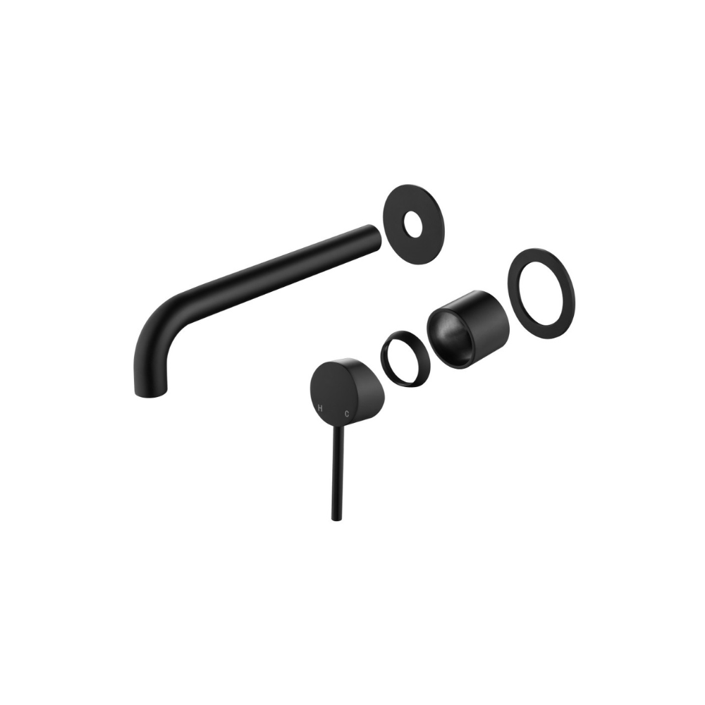 Riva SS Curved Spout & Mixer TRIM KIT - Carbon
