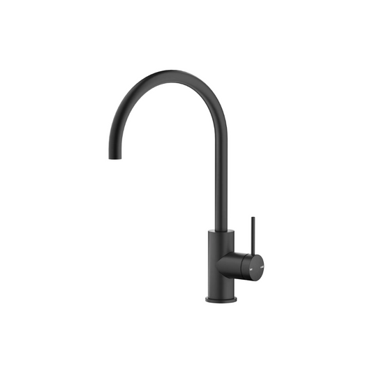 Riva SS Gooseneck Sink Mixer - Carbon