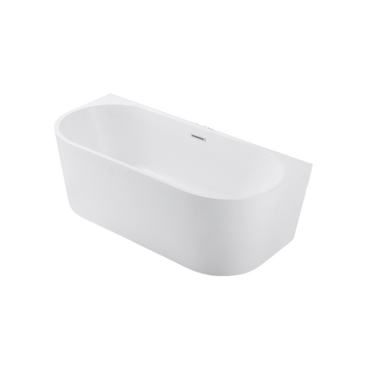 Ora Matt Freestanding Back To Wall Bathtub 1500mm