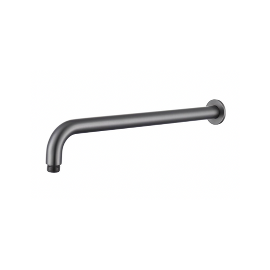Riva Wall Shower Arm - Brushed Gunmetal