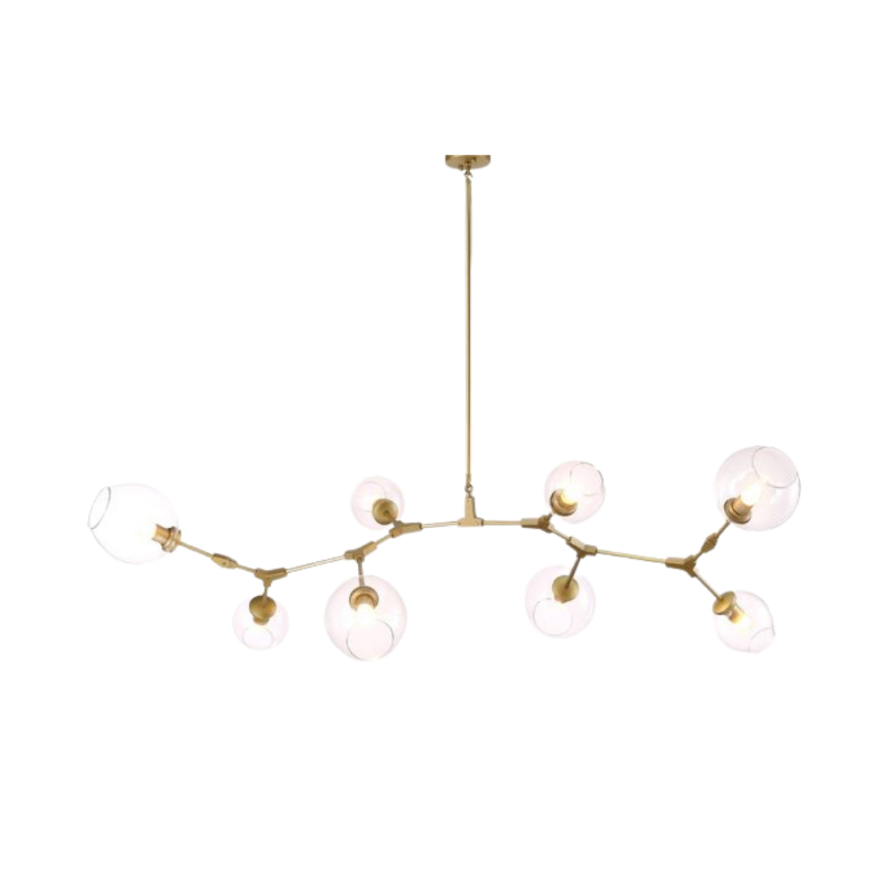 Replica Lindsey Adelman Branching Bubble Chandelier 8 - Gold