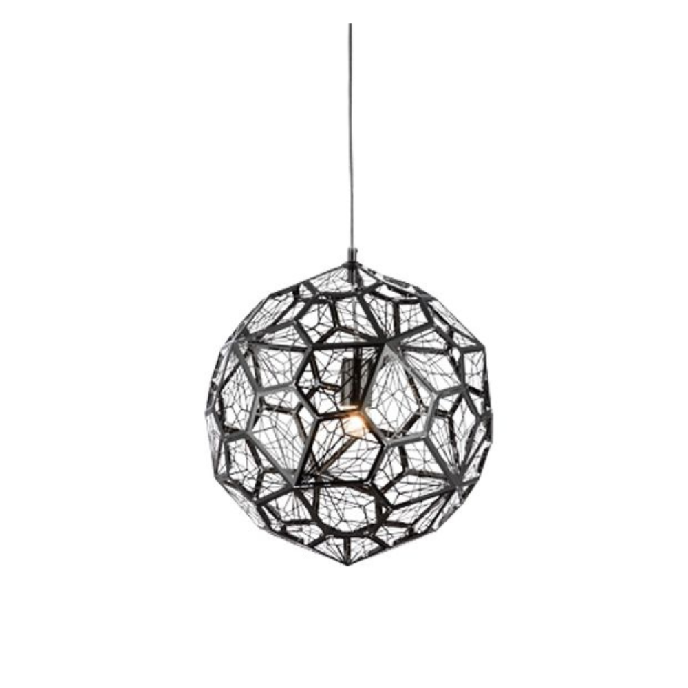 Replica Tom Dixon Etch Web Pendant - Black