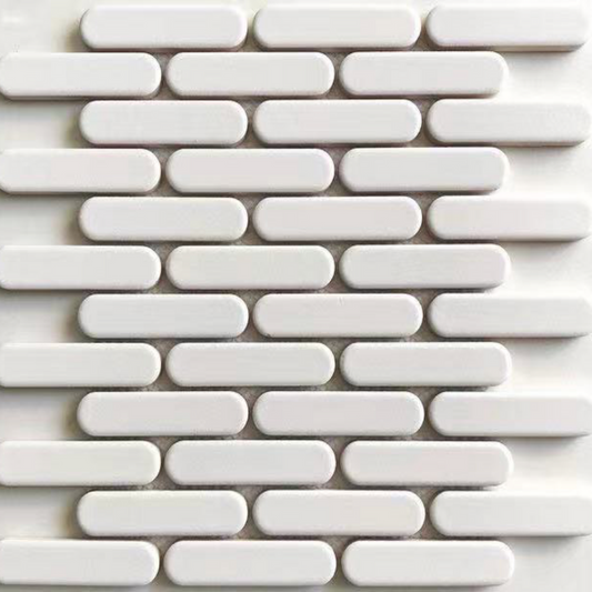 Torino Tictac Mosaic - White Matte