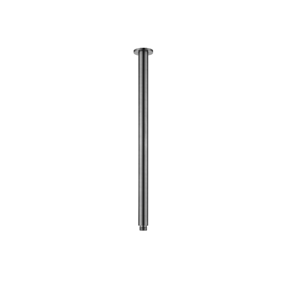 Riva SS Ceiling Shower Arm – Brushed Gunmetal