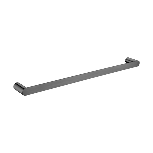 Gio Single Towel Rail – Brushed Gunmetal