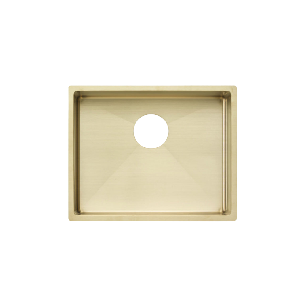 Scala Small Single Bowl Sink - Champagne Gold