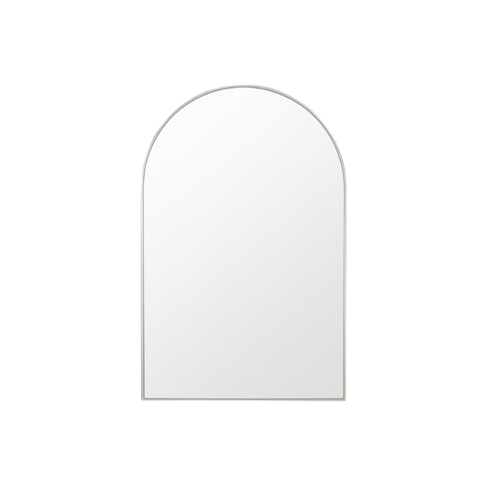 Siena Arch Mirror 600*900 – Silver Anodised