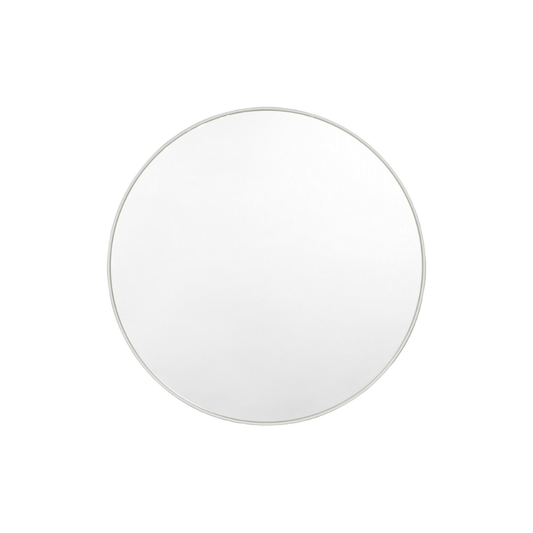 Amalfi Circle Mirror 800*800 – Silver Anodised