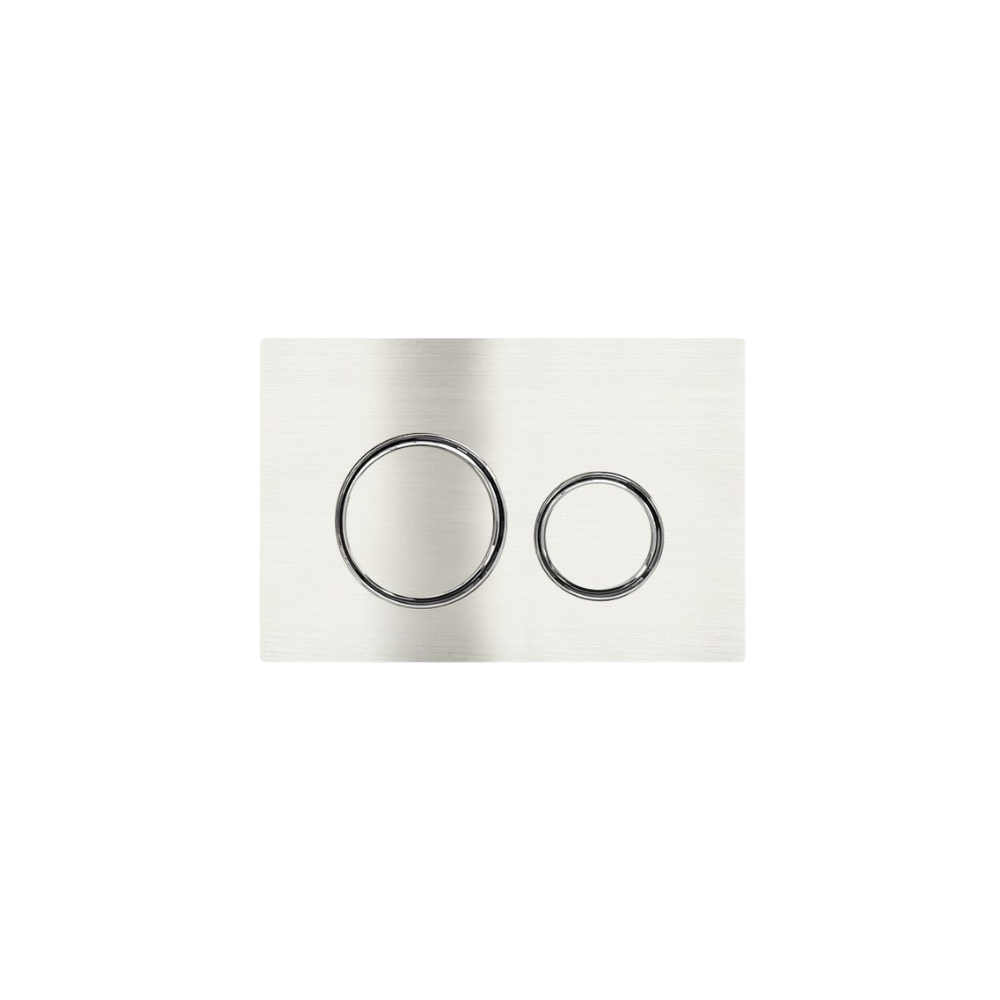 Nika Flush Plate – Brushed Nickel